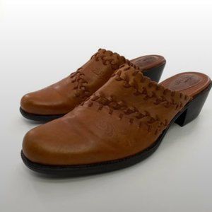 Clark’s Artisan Collection Leather Slide on Shoes - 10